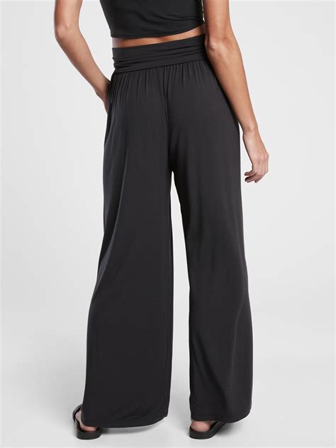 athleta wide leg pants|women's wide leg athletic pants.